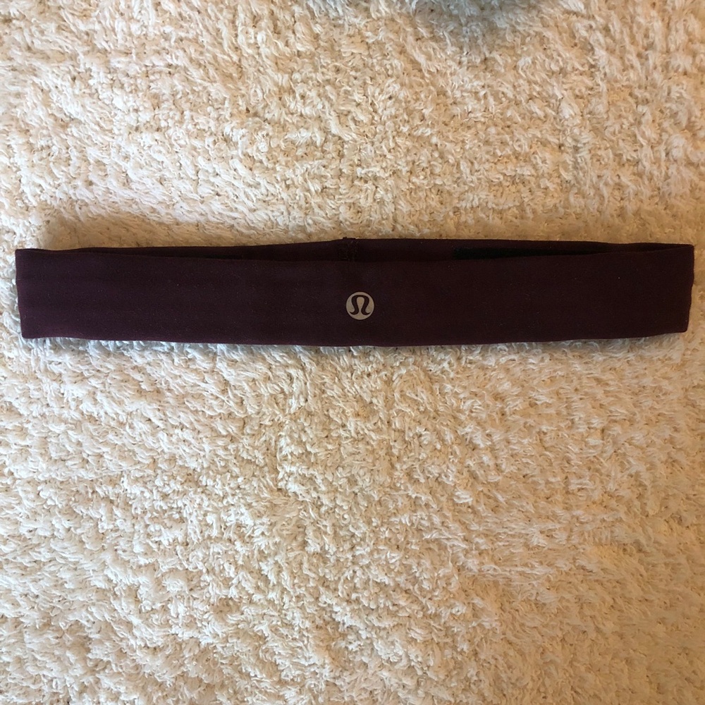Lululemon Burgundy Headband
